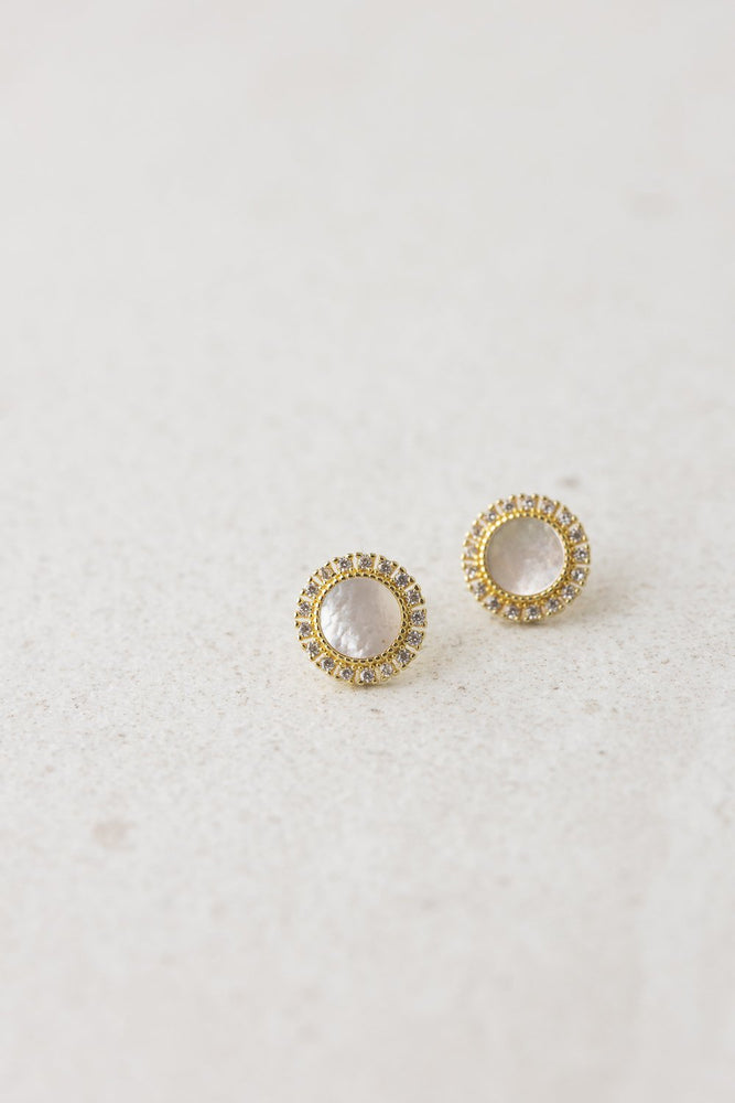 Perla Sundial studs - OCEAN MEET SKY